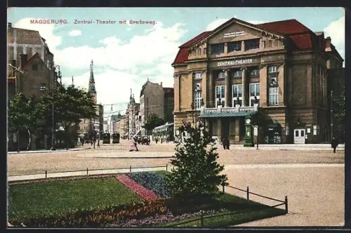 AK Magdeburg, Zentral-Theater, Breiteweg