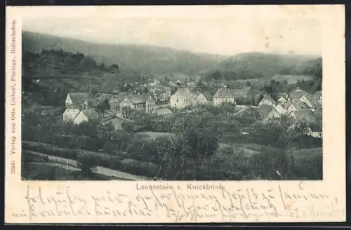 AK Lauenstein / Hannover, Gesamtansicht vom Knickbrink