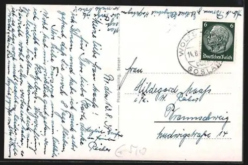 AK Wolfshagen /Harz, Erholungsheim mit Misplit-Klippe