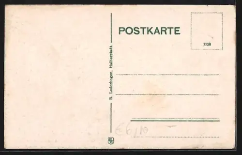 AK Bockswiese i. H., Blick von Villa Maria auf den Ort