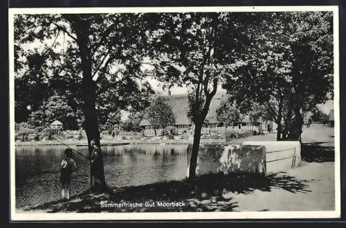 AK Moorbeck b. Wildeshausen, Hotel Gut Moorbeck, Bes. H. Stolle