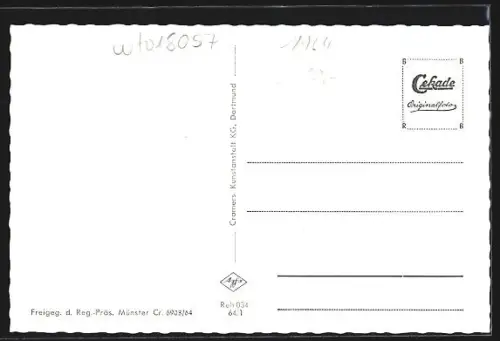 AK Rehburg, Ortsansicht vom Flugzeug aus