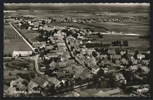 AK Rehburg, Ortsansicht vom Flugzeug aus