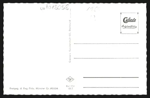 AK Rehburg, Ortsansicht vom Flugzeug aus