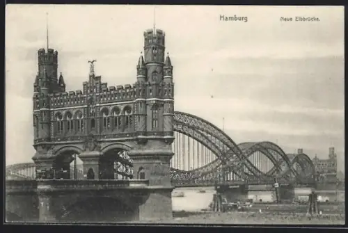 AK Hamburg-Rothenburgsort, Neue Elbbrücke