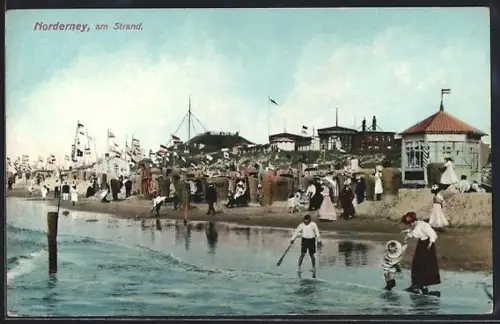 AK Norderney, Strandleben