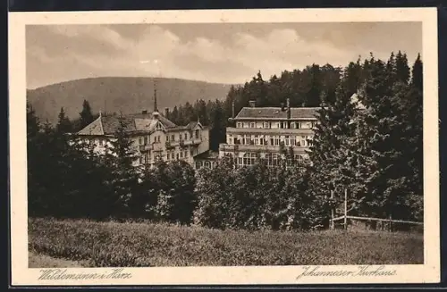 AK Wildemann i. Harz, Blick auf das Johanneser Kurhaus