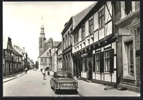 AK Tangermünde, Partie in der Kirchstrasse