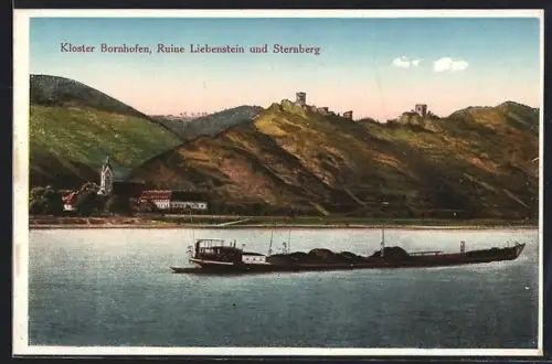 AK Bornhofen, Kloster Bornhofen, Ruine Liebenstein und Sternberg