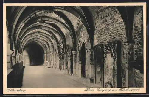 AK Merseburg, Dom, Eingang zur Fürstengruft