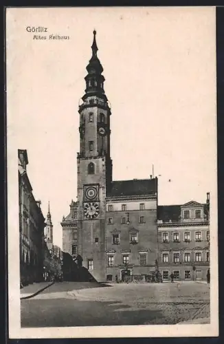 AK Görlitz, Altes Rathaus, Totalansicht