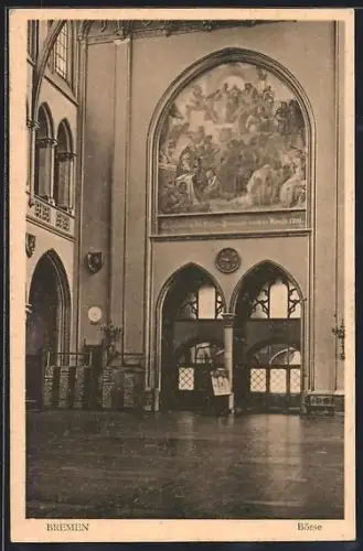 AK Bremen, Innenansicht der Börse