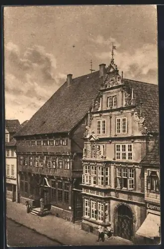 AK Hameln a. d. Weser, Hamelner Bank und Museum