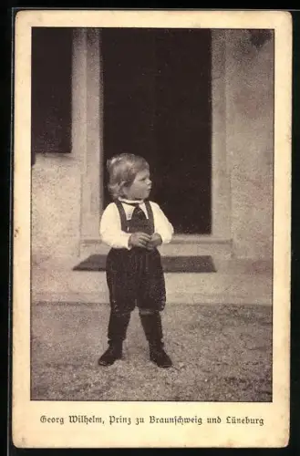 AK Georg Wilhelm, Prinz zu Braunschweig u. Lüneburg, Kinderfoto