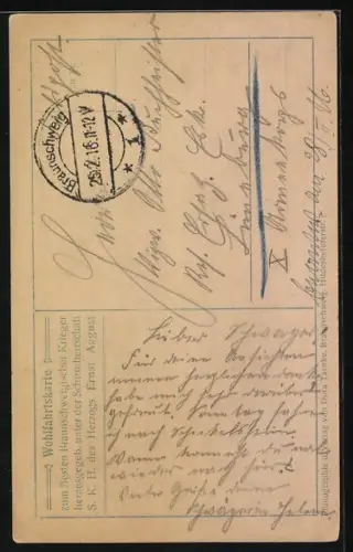 AK Ernst August Herzog von Braunschweig und Lüneburg in Uniform mit Erbprinz