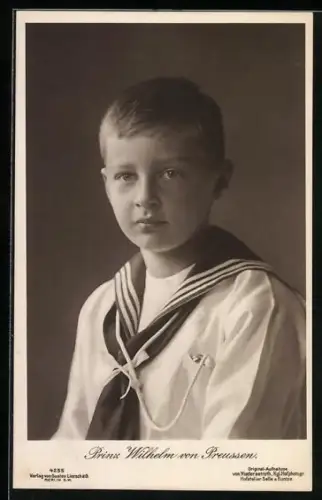 AK Prinz Wilhelm von Preussen als Junge