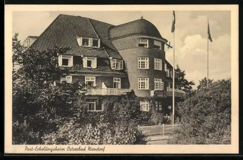 AK Niendorf / Ostseebad, Post-Erholungsheim, 