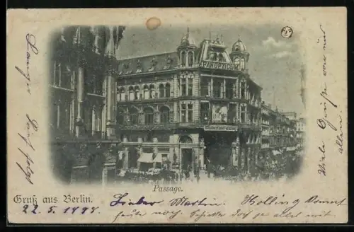 AK Berlin, Passage am Panopticum, Friedrichstrasse