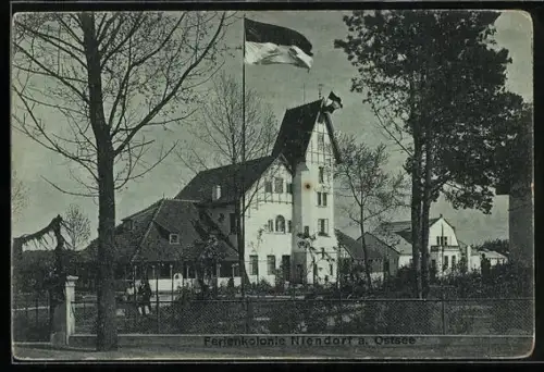AK Niendorf a. Ostsee, Haus in der Ferienkolonie