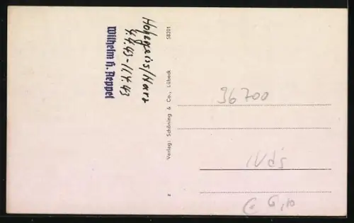 AK Hohegeiss i. Harz, Eisenbahn-Erholungsheim Harzer Hof