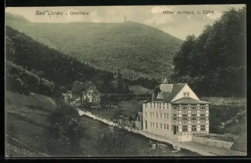 AK Bad Lonau i. Oberharz, Hotel Kurhaus v. L. Tölke