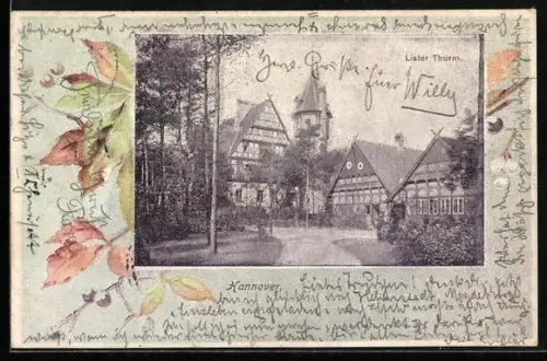 AK Hannover, Gasthof Lister Thurm