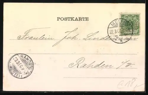 Lithographie Hannover, Herrenhäuser Allee