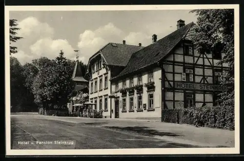 AK Bennigsen a. Deister, Hotel und Pension Steinkrug, Bes. Emil Ulrich