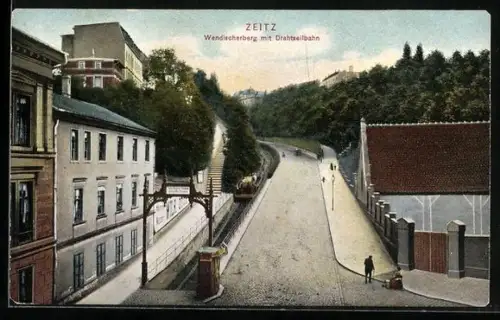 AK Zeitz, Wendischer Berg, Drahtseilbahn