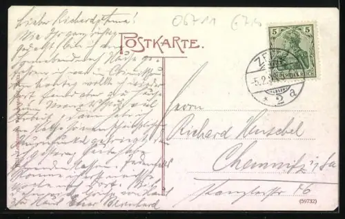 AK Zeitz, Wendischer Berg, Drahtseilbahn