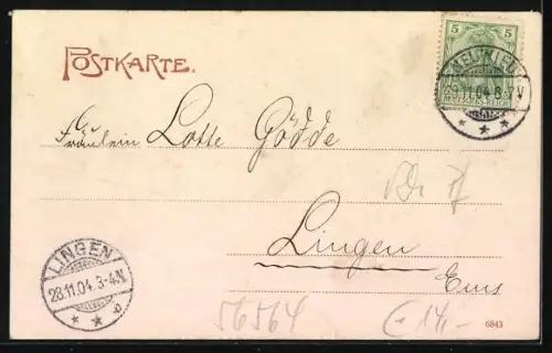 AK Neuwied, Hotel zum wilden Mann, Marktstrasse, Kirche