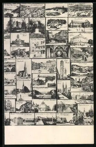 AK Rosenheim / Inn, Verschiedene Ortsansichten