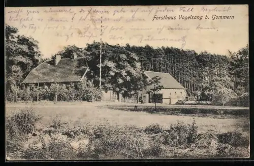 AK Gommern / Anhalt, Forsthaus Vogelsang