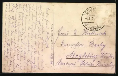 AK Gommern / Anhalt, Forsthaus Vogelsang