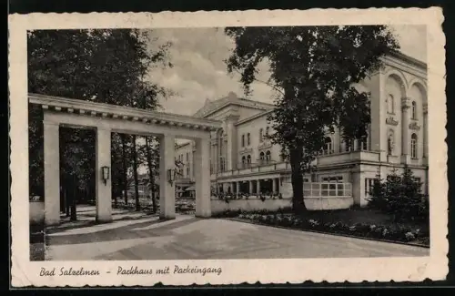 AK Bad Salzelmen, Parkhaus mit Parkeingang