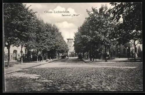 AK Berlin-Gross-Lichterfelde, Bahnhof West