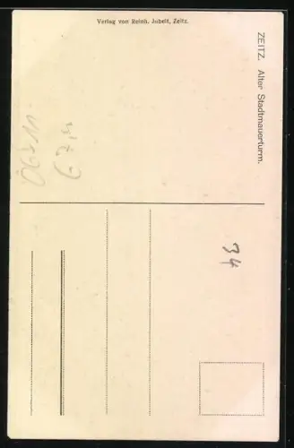 AK Zeitz, Turmstrasse, Altes Stadtmauerturm