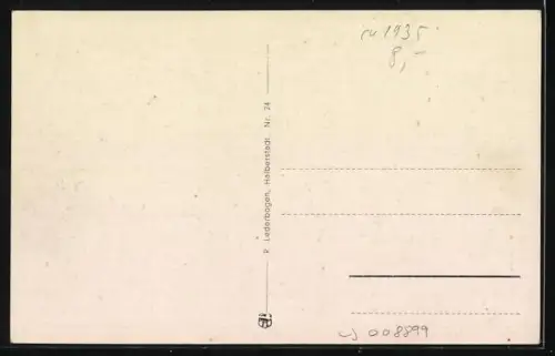 AK Ilsenburg i. H., Strassenpartie am Markt