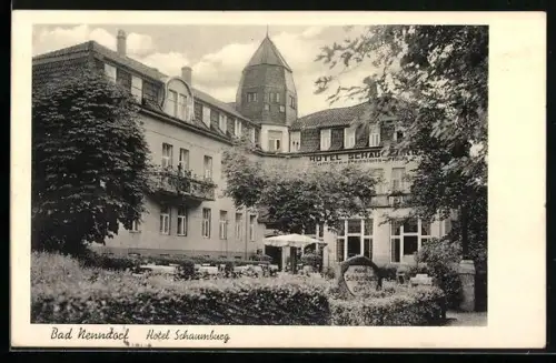 AK Bad Nenndorf, Hotel Schaumburg, Franz-Seldte-Strasse 11, W. Jathe