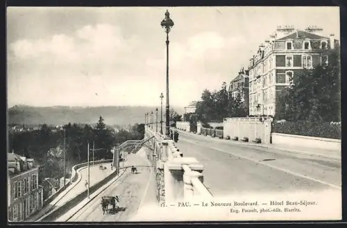 AK Pau, Le Nouveau Boulevard, Hôtel Beau-Séjour