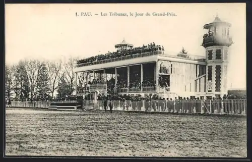 AK Pau, Les Tribunes, le Jour du Grand-Prix