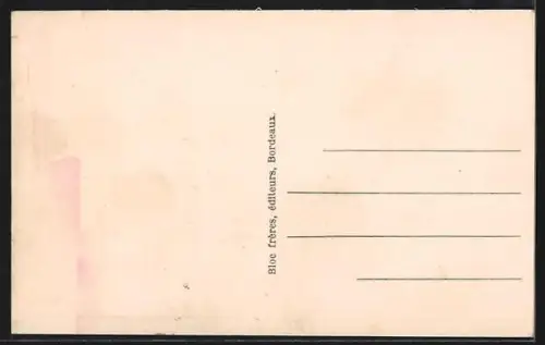 AK Hendaye /Côte Basque, Les Trois Ponts sur la Bidassoa, frontière franco-espagnole