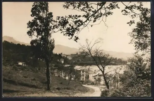 AK Hendaye, Vue sur le village et le paysage environnant