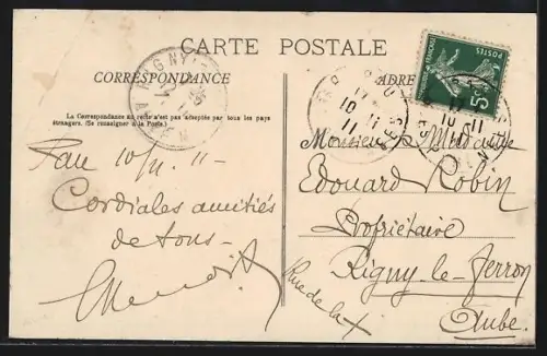 AK Pau, Rues Porteneuve et Castelnau avec calèche sur la route