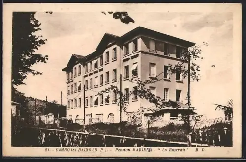 AK Cambo les Bains /B.-P., Pension Marienia La Roseraie