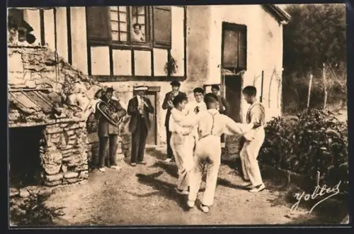 AK Guéthary /Pays Basque, Danseurs basques, danse du Fandango