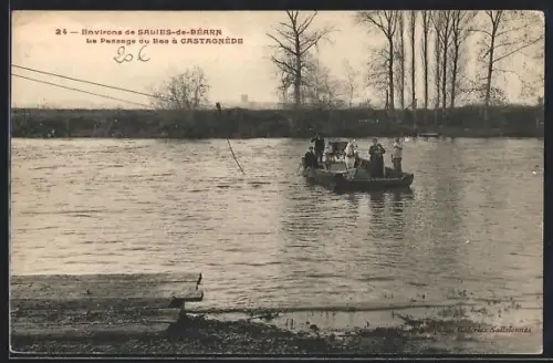 AK Castagnède, Le Passage au Bac à Castagnède