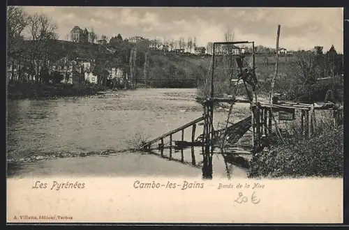 AK Cambo-les-Bains /Les Pyrénées, Bords de la Nive