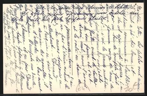 AK Simacourbe /B.-P., Rue principale et la Poste