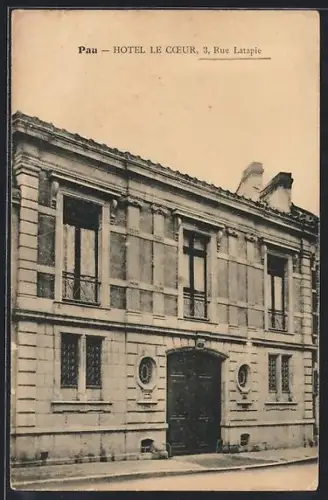 AK Pau, Hotel le Coeur, 3 Rue Latapie